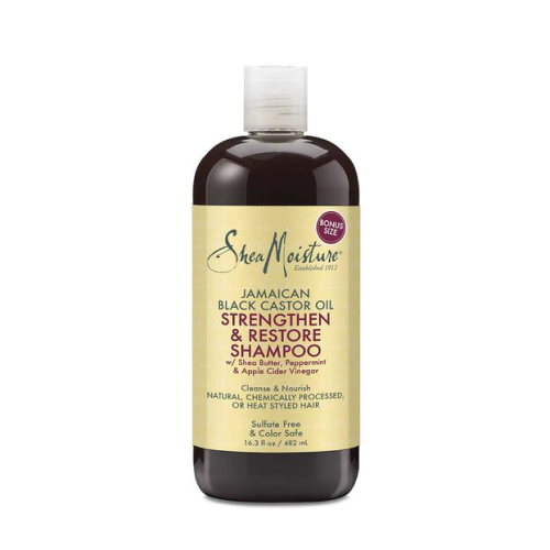 SheaMoisture Jamaican Black Castor Oil Shampoo dermatologist recommended shampoo for hair loss
