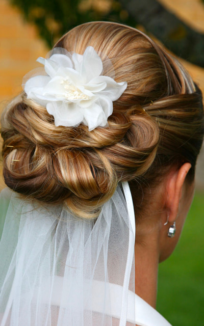 Classic Updo wedding hairstyle