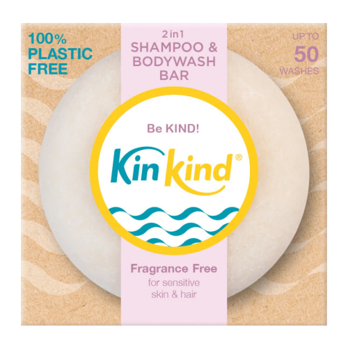 kinkind be kind fragrance free shampoo bodywash bar