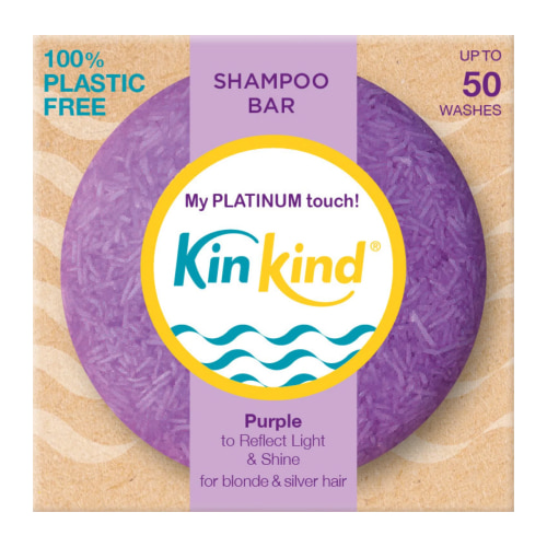 kinkind my platinum touch purple shampoo bar